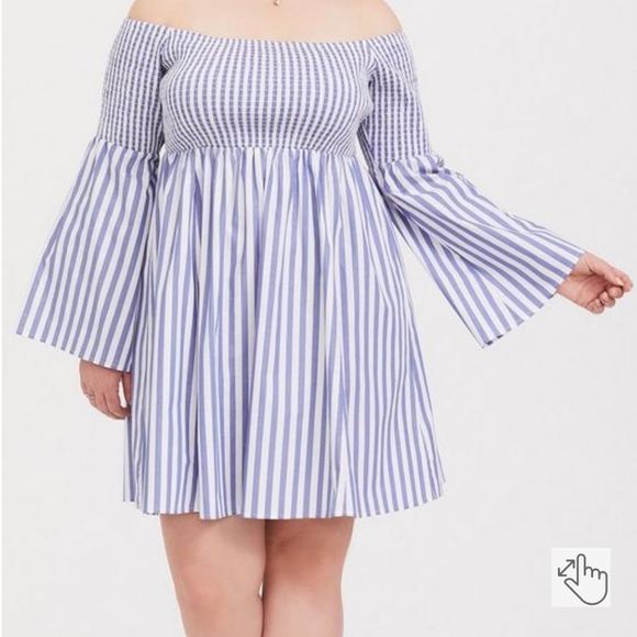 Torrid. Smocked Skater dress SZ.2 NWOT - Picture 1 of 7